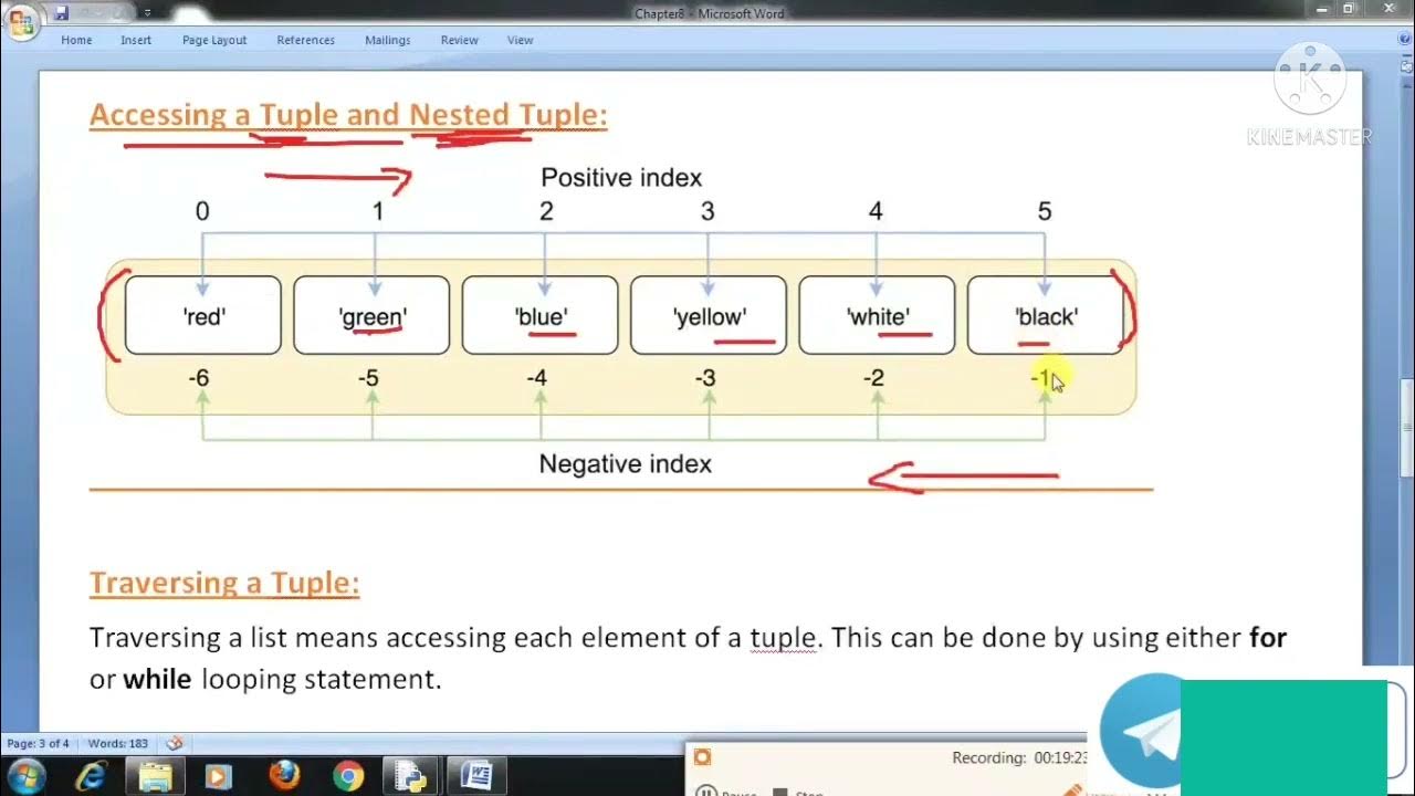 CLASS 11TH/TUPLES IN PYTHON - YouTube