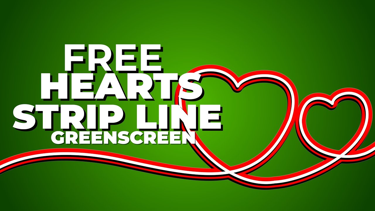 Free Heart Animations & Overlays for Video Editing |  4k Green Screen Assets