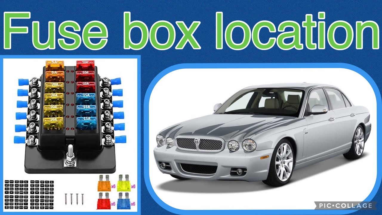 Fuse box location on a 2008 Jaguar XJ - YouTube