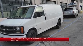 Musician's van, equipment stolen in Antioch