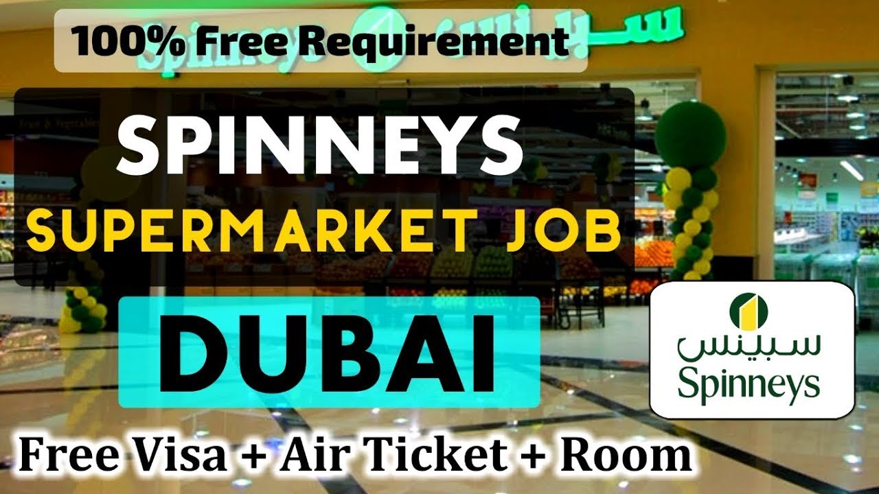 Spinneys Supermarket Jobs In Dubai 2023 supermarketjobsindubai YouTube