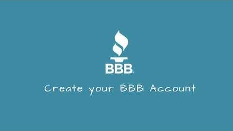 Create your BBB Account