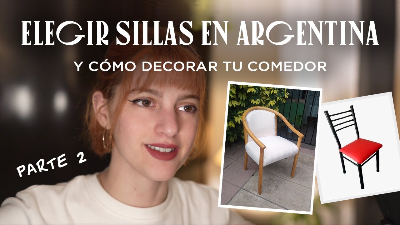 PARTE 2 - SILLAS TIPICAS ARGENTINAS y cómo integrarlas a tu comedor