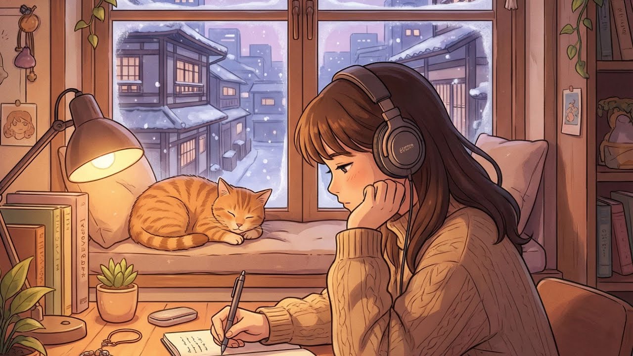 Lofi Beats to Chill or Study 🌙 Relaxing Music for Focus & Calm Nights