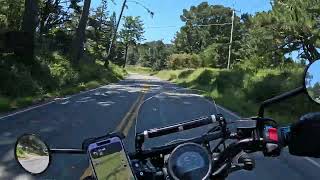 Skyline Blvd (CA-35) then CA-92 to Half Moon Bay