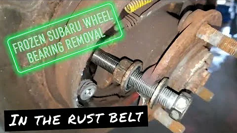 Subaru Wheel Bearing Removal Hack | All Models 2008 to 2022