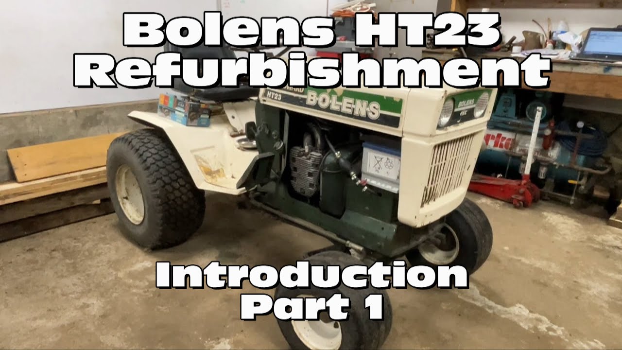 Модернизация Bolens HT23 — Введение (Часть 1)