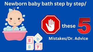 Newborn Baby Bath Step by Step | STOP MAKING THESE 5 Mistakes Parents.