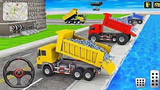 👷City Road Construction Simulator 3D 🚧 | Heavy Excavator & Truck (Android Gameplay) screenshot 2