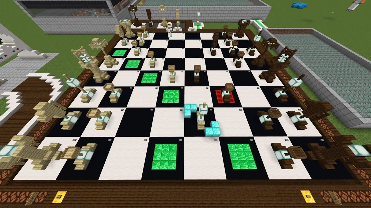 Minecraft Chess with command blocks (Bedrock) - YouTube