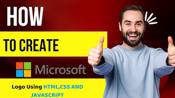 Microsoft Logo Using HTML, CSS and JavaScript - codeandman