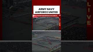 Tri-Service Formation at #beatingretreat | #armedforces Unity Showcase at #vijaychowk