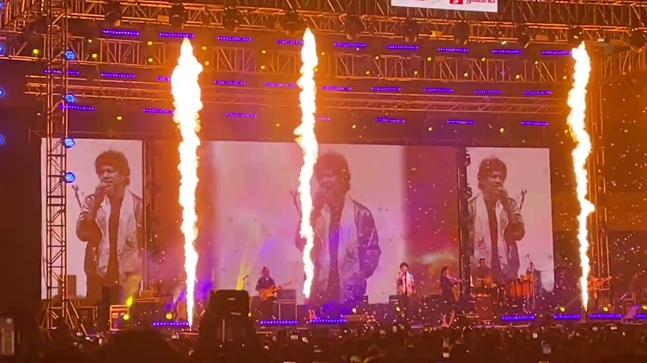 Bhuleya song by Papon live concert at pune 2025  