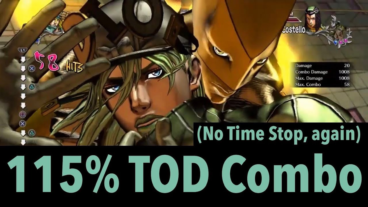 1150 Damage AU Diego GHA/HHA TOD Combo | All Star Battle R