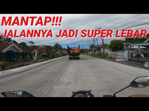 PERBAIKAN JALAN LINTAS SELATAN LUMAJANG AKSES MENUJU KE JEMBATAN GLADAK PERAK TERBARU