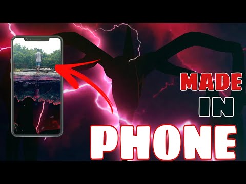I Made @strangerthings upside down transition in Mobile Phone
