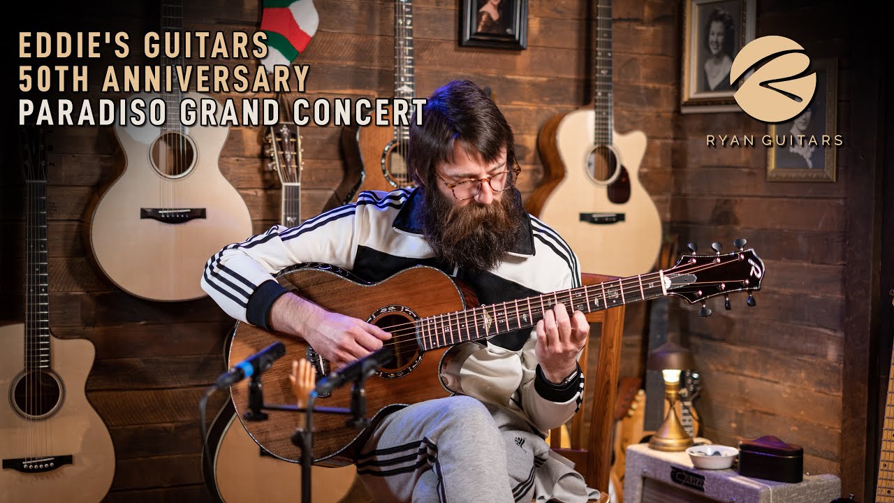Kevin Ryan Eddie's Guitars 50th Anniversary Paradiso Grand Concert - The Tree Mahogany