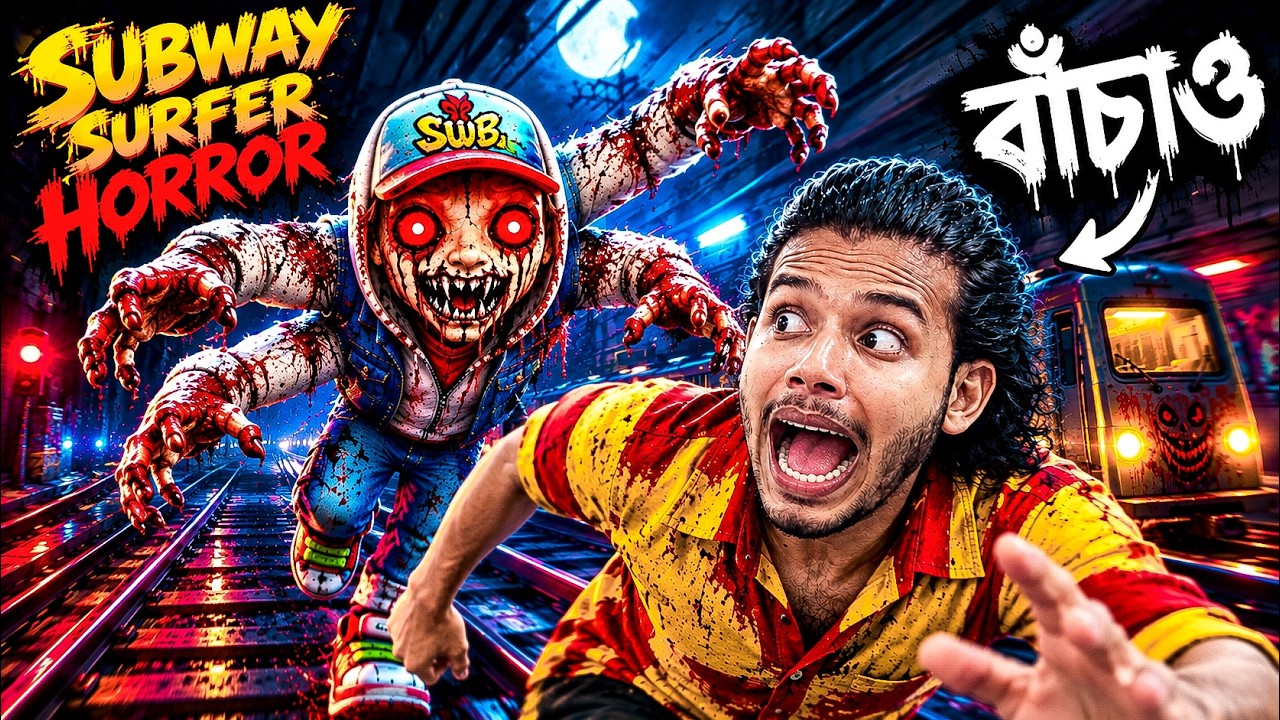 😱 The Cursed Subway – Chapter 1 💀 | Can I Escape? 😨🔥 | Abir The Only One