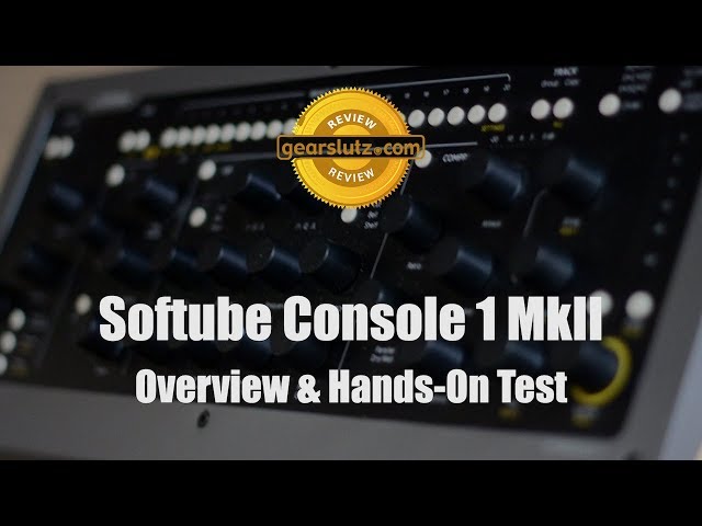 Softube Console1 MKⅡ Softube Console1 mkII - Overview & Hands-On Demo - YouTube