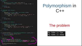 [Eng] Polymorphism in C++