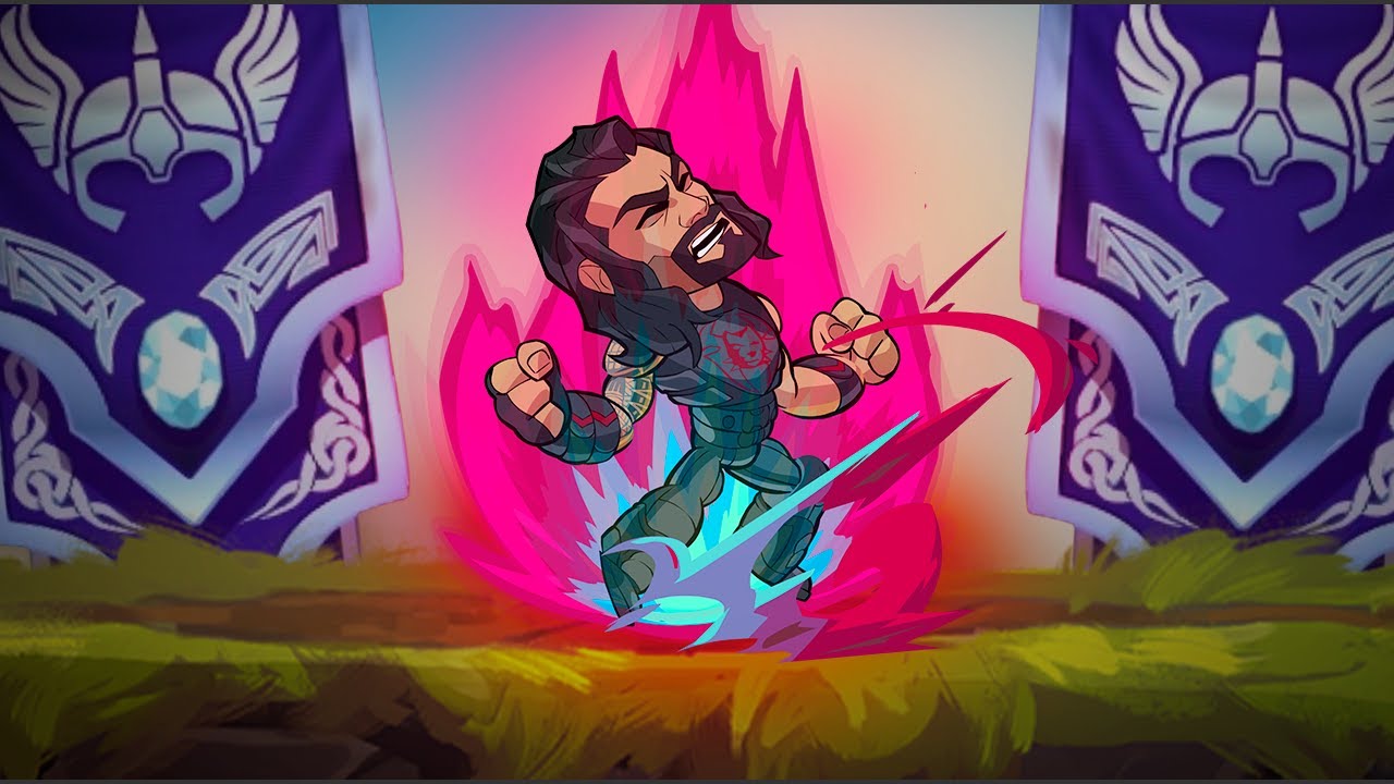 O PODER de UM TEROS lvl 100 é INSANO no BRAWLHALLA!!!