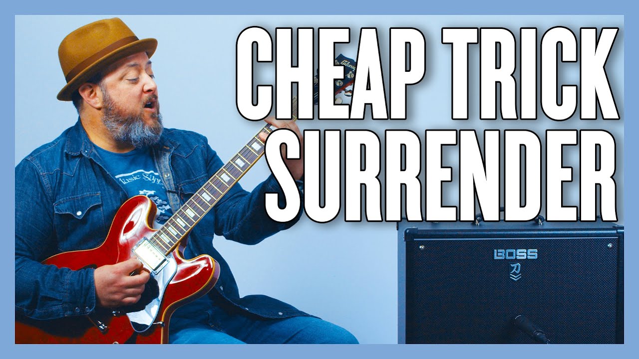 Cheap Trick Surrender Guitar Lesson + Tutorial YouTube