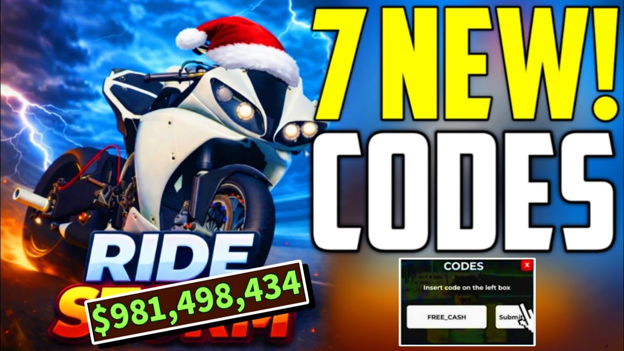 💥UPDATE!💥CODES💫RIDE STORM ROBLOX CODES 2026 - CODES FOR RIDE STORM 2026 ...