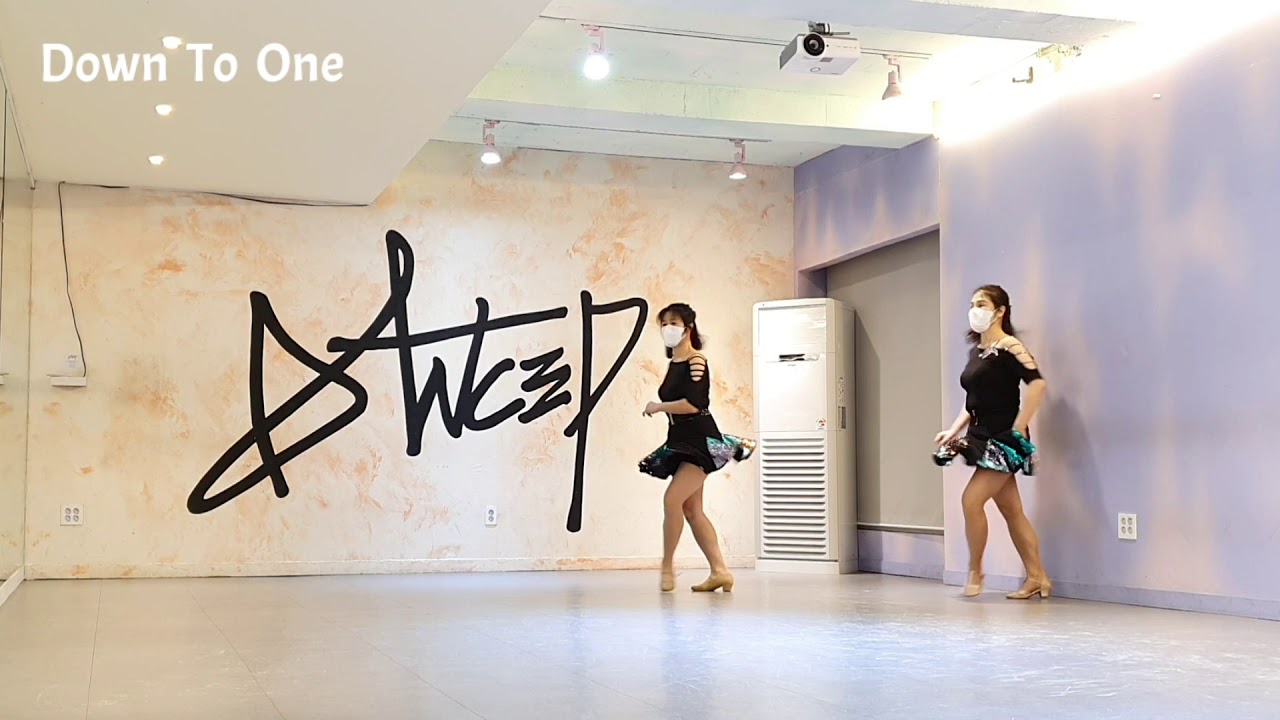 Down To One Line Dance (Easy Intermediate 쉬운중급) R&B line dance YouTube