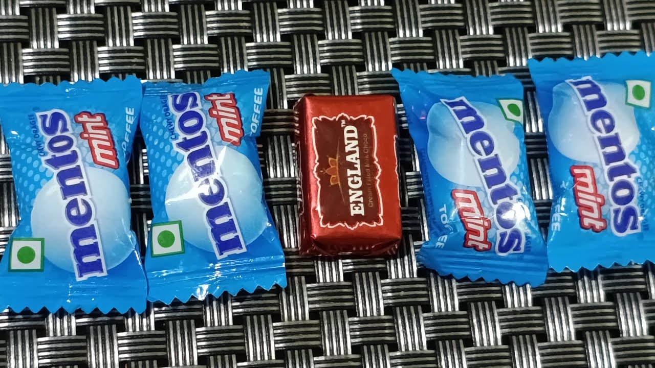 Mentos Mint Vs England Toffee Unboxing And Opening ASMR