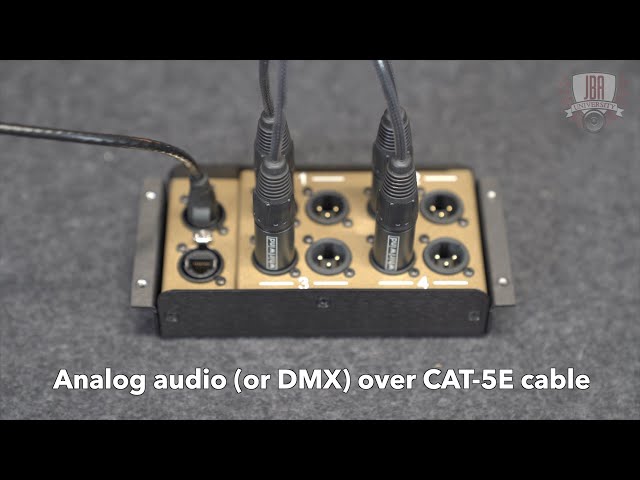 アコースティックサウンドモジュール Audio over Ethernet Snake - The Whirlwind CatDusa RJ45