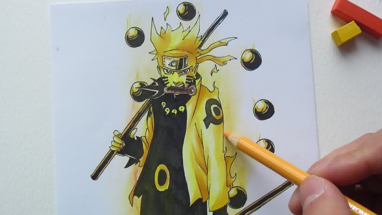 Naruto Six Paths Sage Mode Drawing