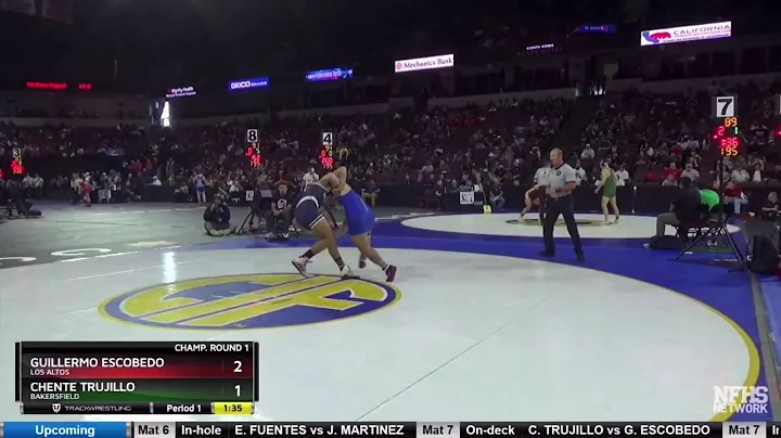 Guillermo Escobedo 2020 CIF State Wrestling Highli...