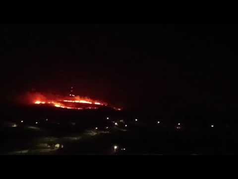Arde Pe&ntilde;a Cabarga con cinco focos activos