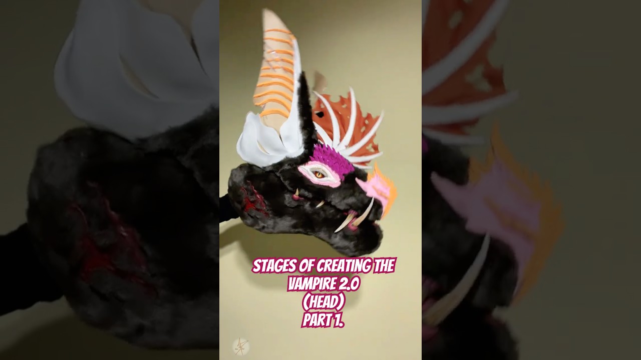 Stages of creating the Vampire 2.0 Head. Part 1 