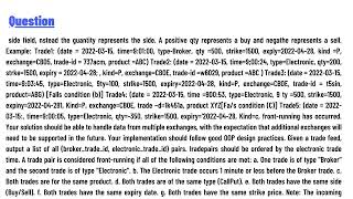 Front-Running Detector Front-running is defined as trading a stock or another financial asset