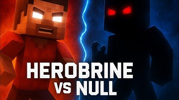 HEROBRINE vs NULL ⚔️ The Legendary Minecraft Battle Begins