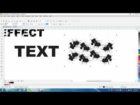Corel Draw Tips & Tricks Ink Splatter Text Effect