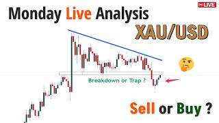 XAUUSD GOLD Monday live analysis in Hindi || Today GOLD Forecast || Simple Technical analysis Hindi