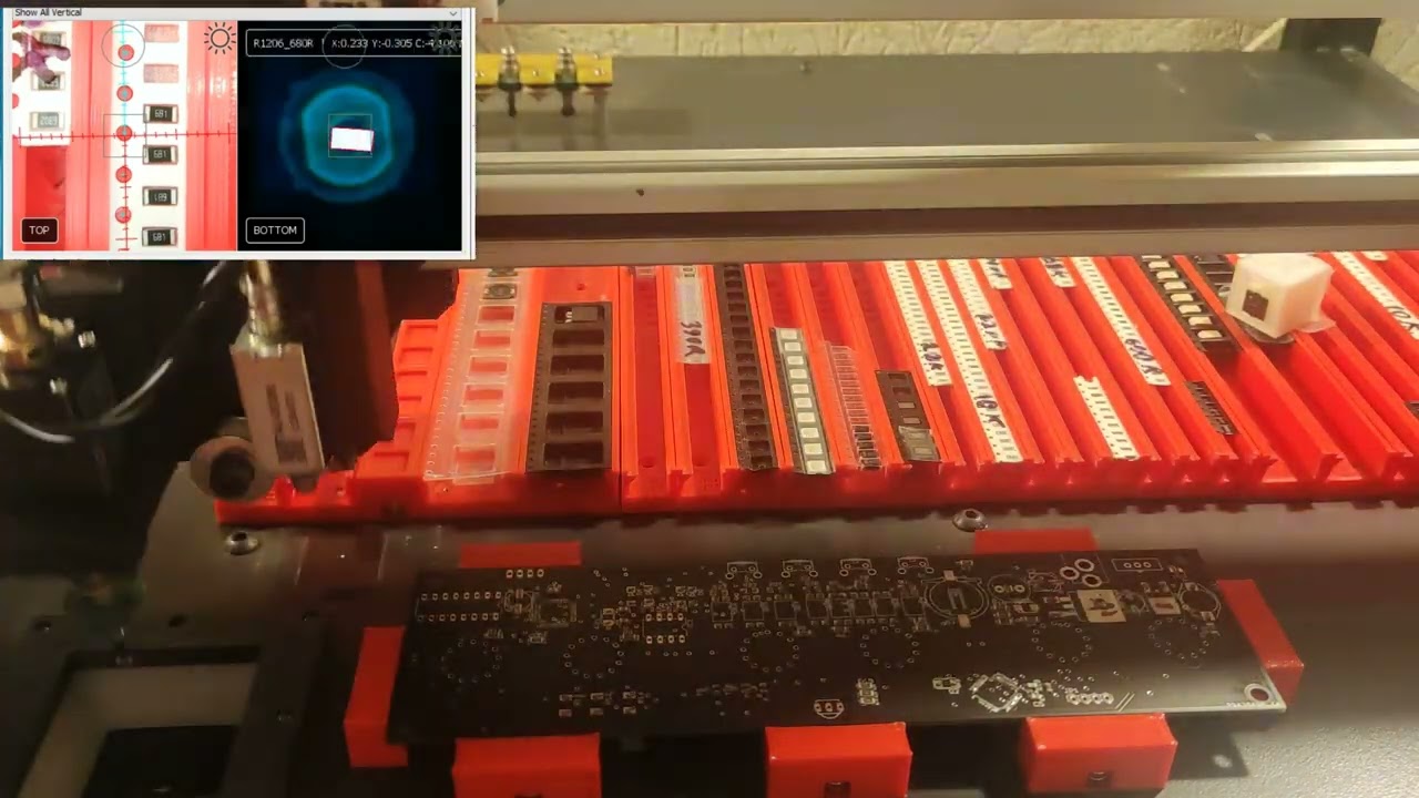 OpenPNP LumenPNP PCB board assembly.