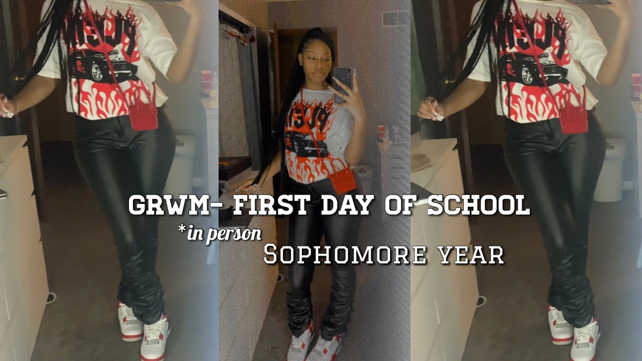 GRWM: FIRST DAY OF SCHOOL * in person (SOPHMORE YEAR)