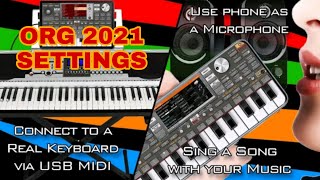 ORG 2021 (Mobile piano keyboard) settings _ Part 2 || org keise sikhe... screenshot 4