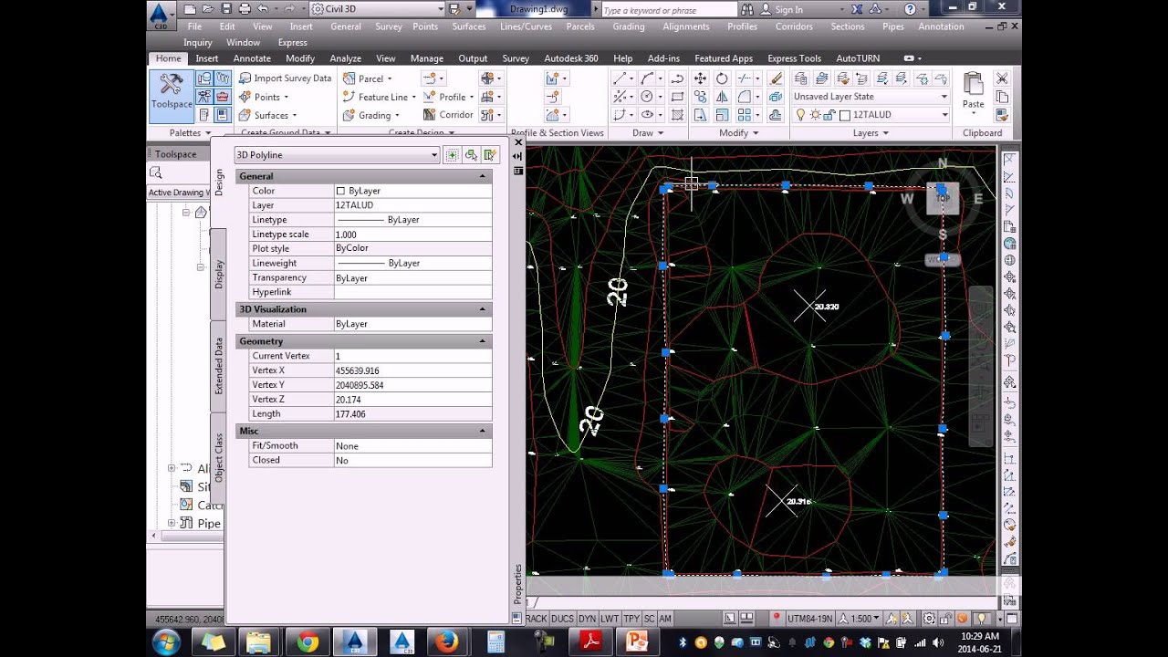 Tutoriales RG - AutoCAD Civil 3D 2014 - 20 - Agregar Bloques ...