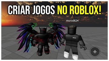 COMO CRIAR UM JOGO NO ROBLOX NO CELULAR!!! - Studio Lite