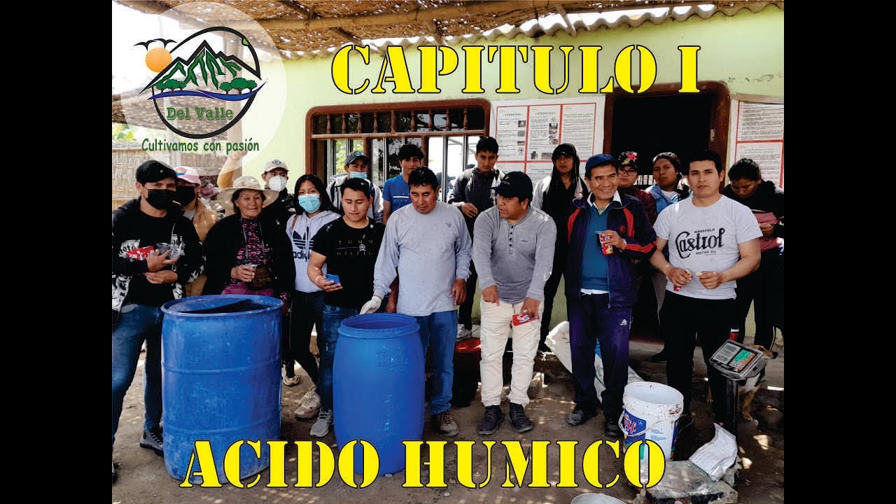 preparacion de acido humico, cap.1 de capacitacion organico