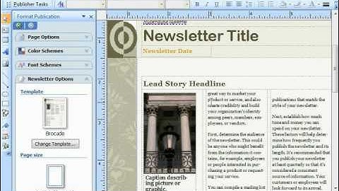 Publisher 2003 Tutorial Showing Special Characters Microsoft Training Lesson 13.1