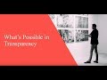 ISBA Webinar What S Possible In Transparency