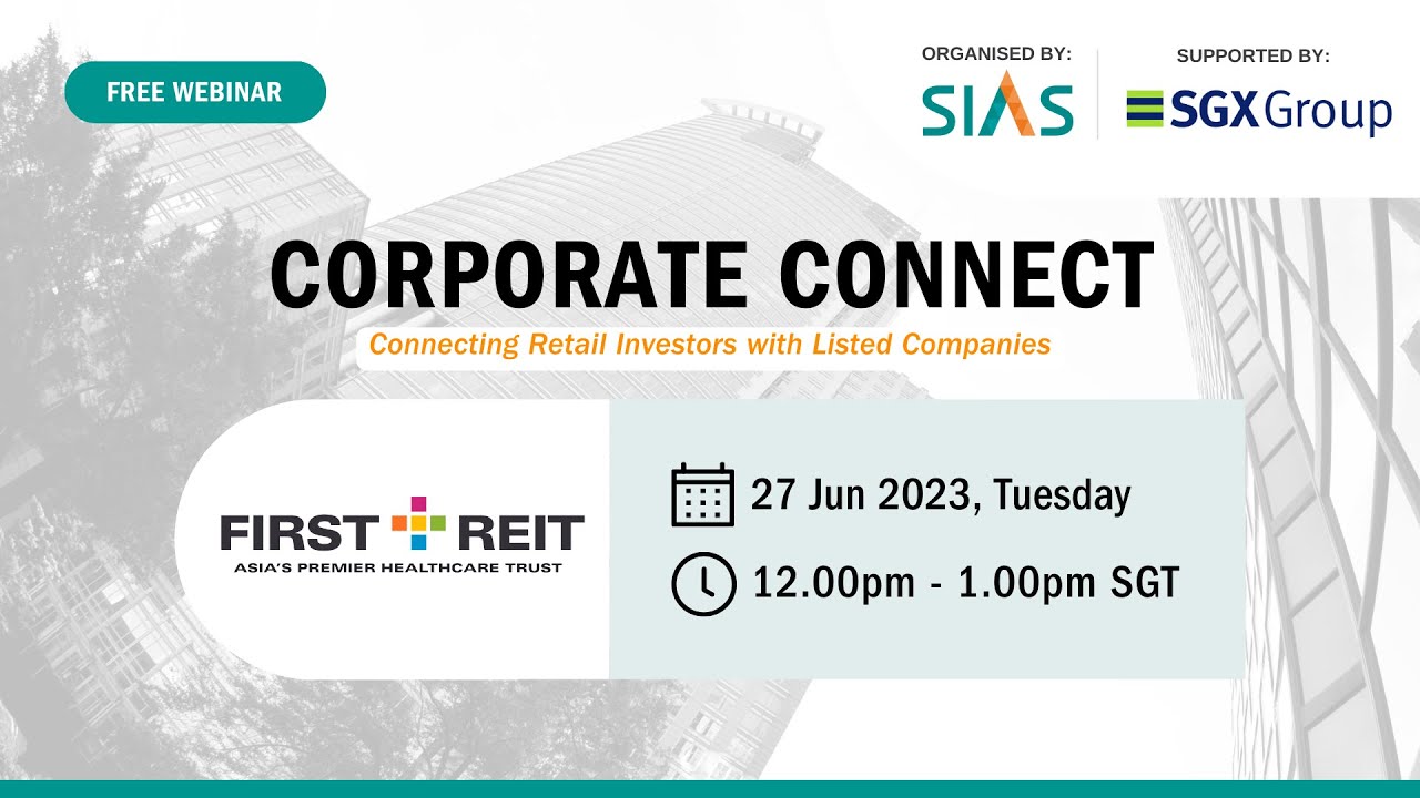 First Reit Corporate Connect Webinar feat. First REIT – 27 June 2023 - YouTube