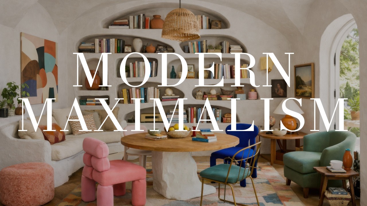 Modern Maximalism Interior Design | Home Decor