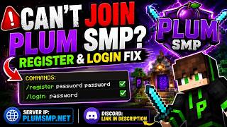 Can’t Join Plum SMP? Fix Register/Login Error in 45 Seconds!