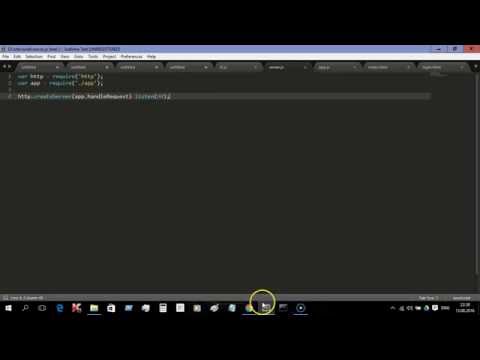 Node.js - моя первая web страница --- Node.js - my first web page